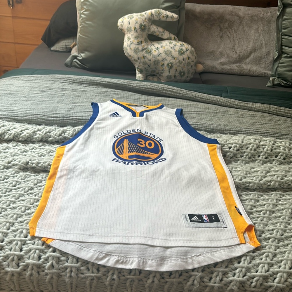 Kids adidas jersey Golden State Warriors L Curry